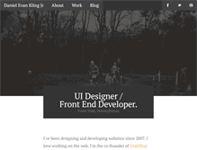 Tablet Screenshot of danielklingjr.com